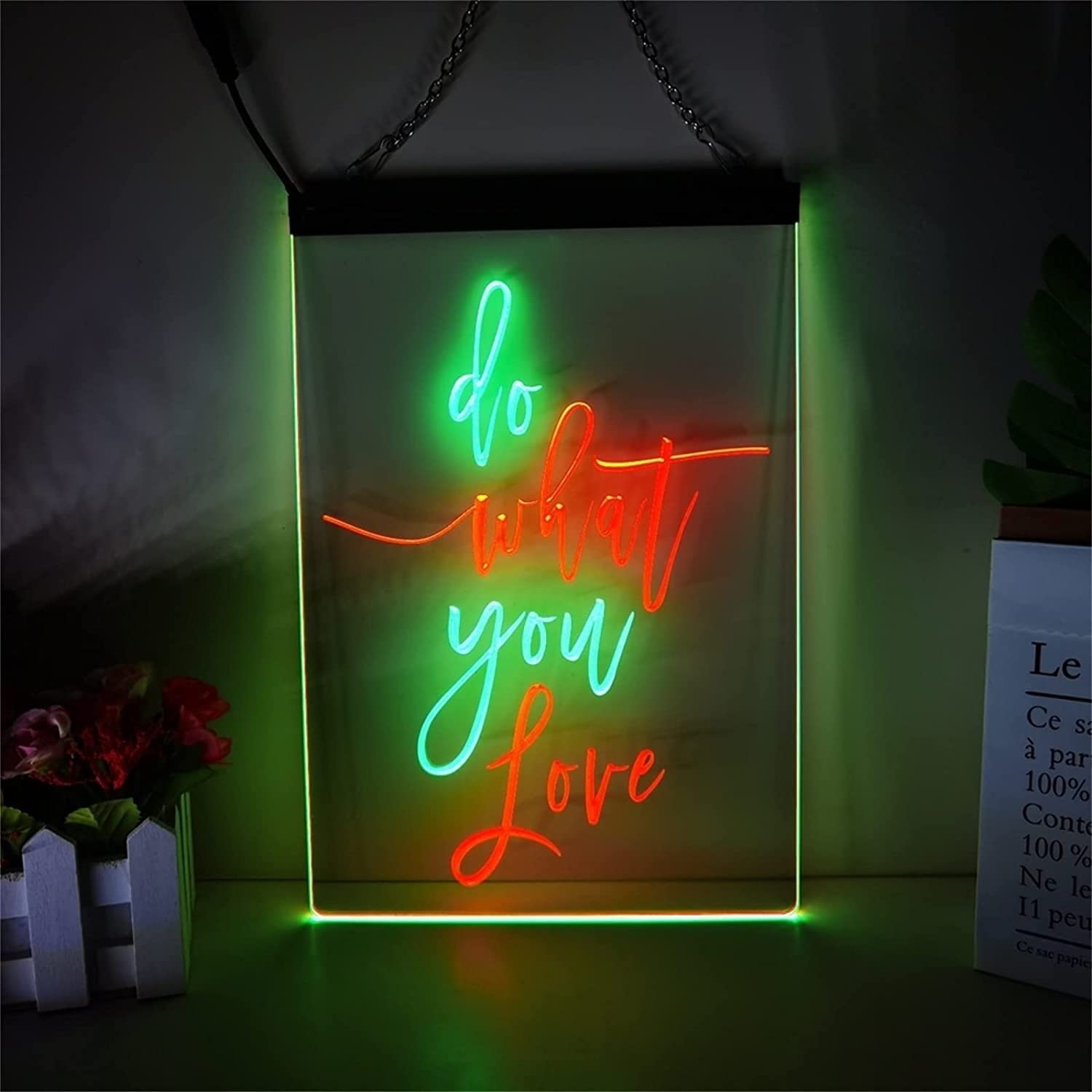 Amazon.co.jp : JSY ネオン Do What You Love LEDネオンサイン、バー